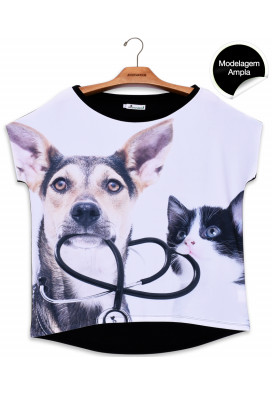 camiseta-estampa-cachorro-gato-veterinaria-usenatureza