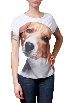 Camiseta Premium Evasê Beagle