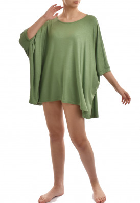 Pull Amplo Verde Cana
